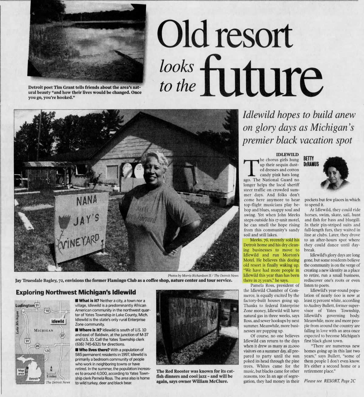 Mortons Motel - Aug 29 1998 Article (newer photo)
